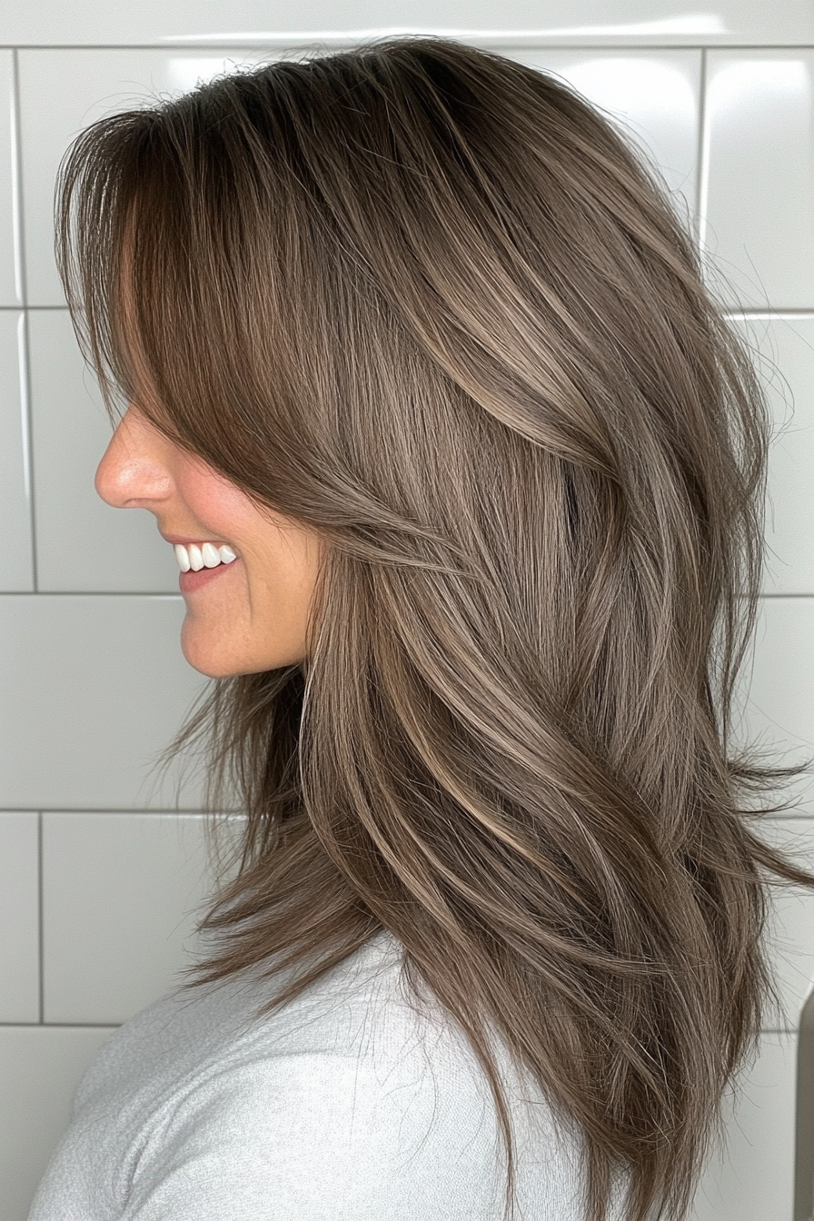 10. Aschebraun geschichtet