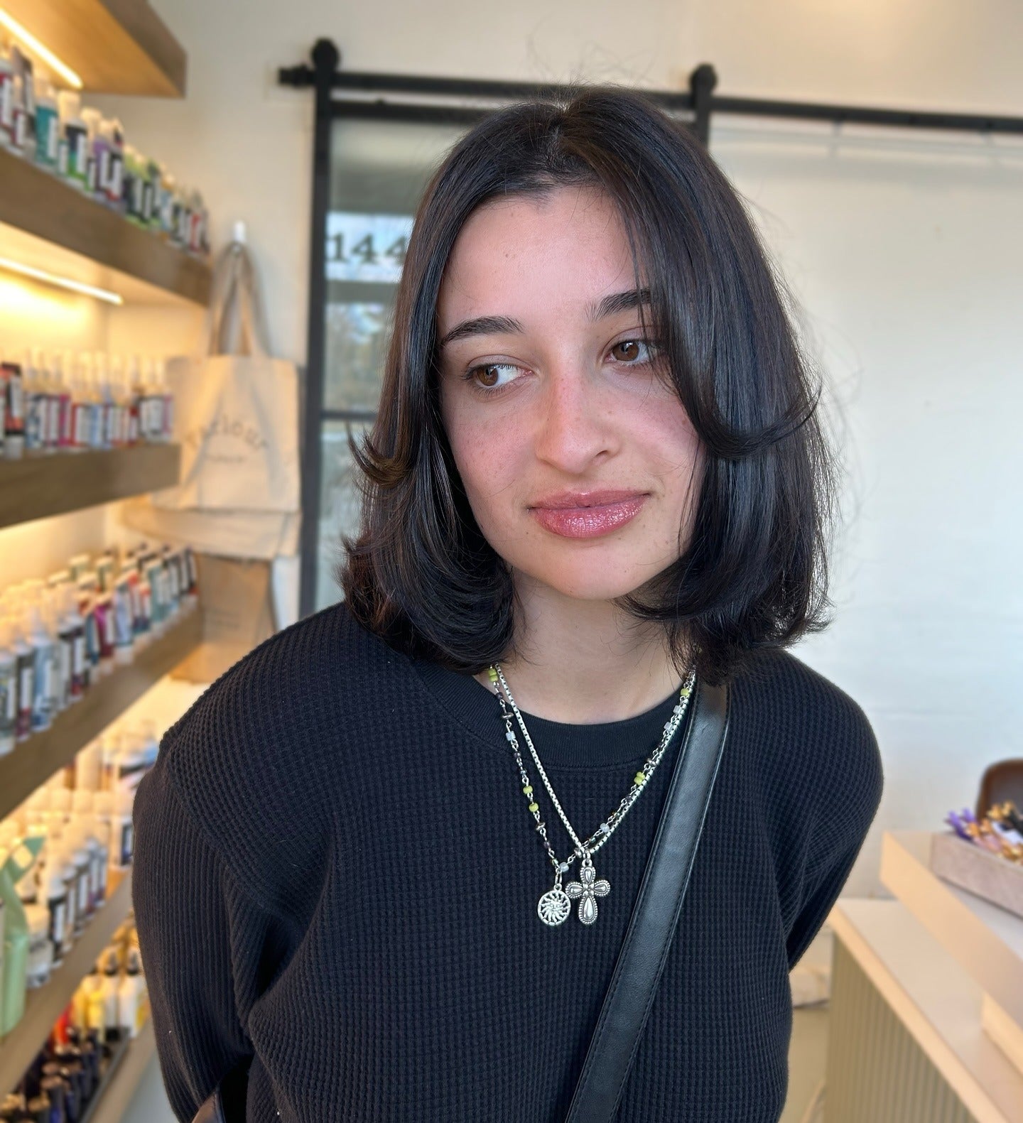 10. Klassischer Lob mit Vorhangschichten (kurze Haarschnitte)