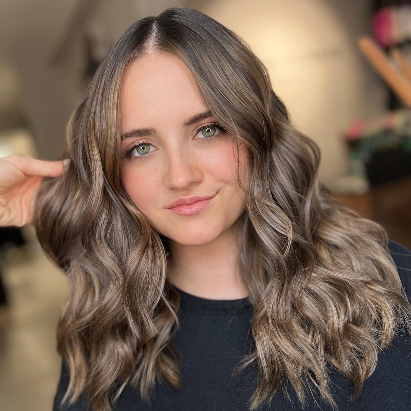 10. Coole Pilzasche mit weichen Wellen (Pilzhaarfarbe)