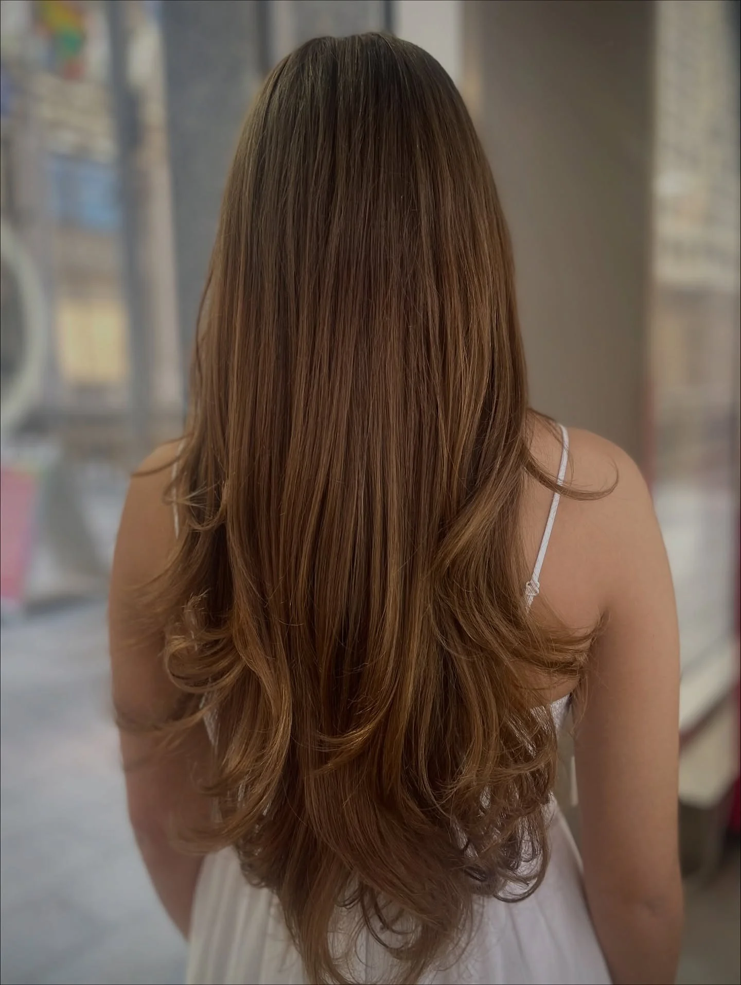 10. Golden Brunette-Schichten mit natürlichem Verlauf (extra lange Schichten)