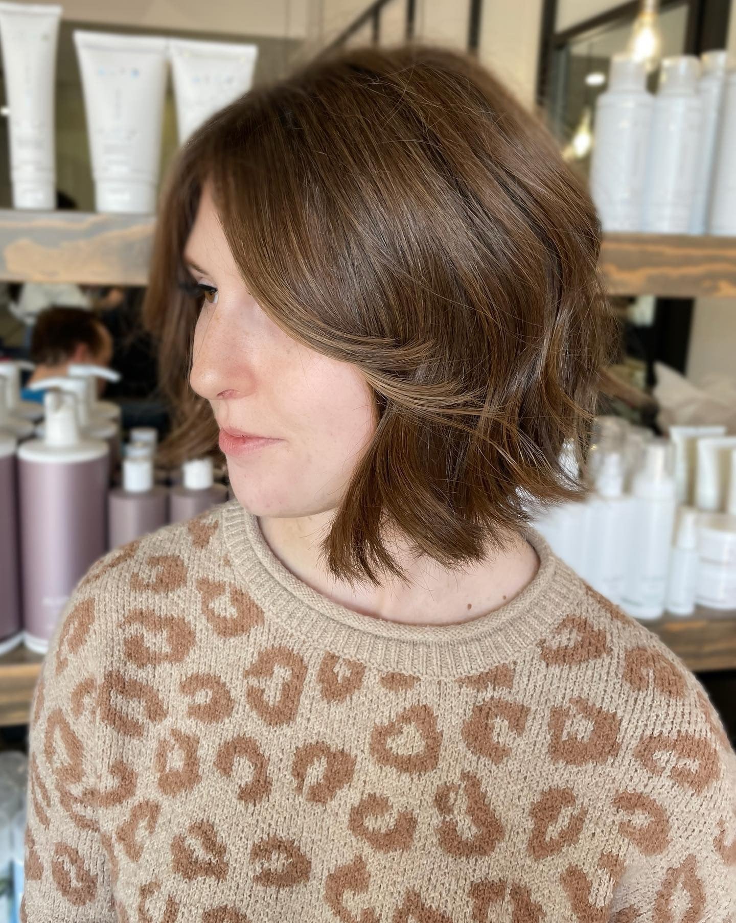 10. Soft Mokka Wavy Lob (LOB -Frisuren)