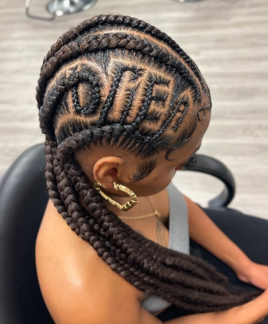 Sechs Feed in Braids Design