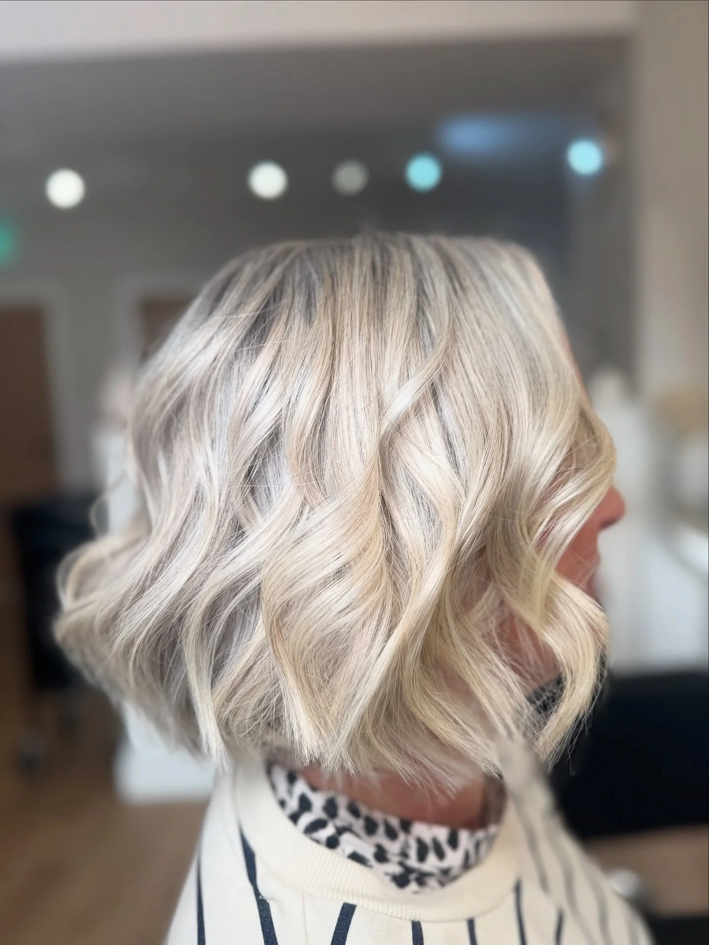 11. Platinum Textured Blunt Bob (Blunt Cut Bob)