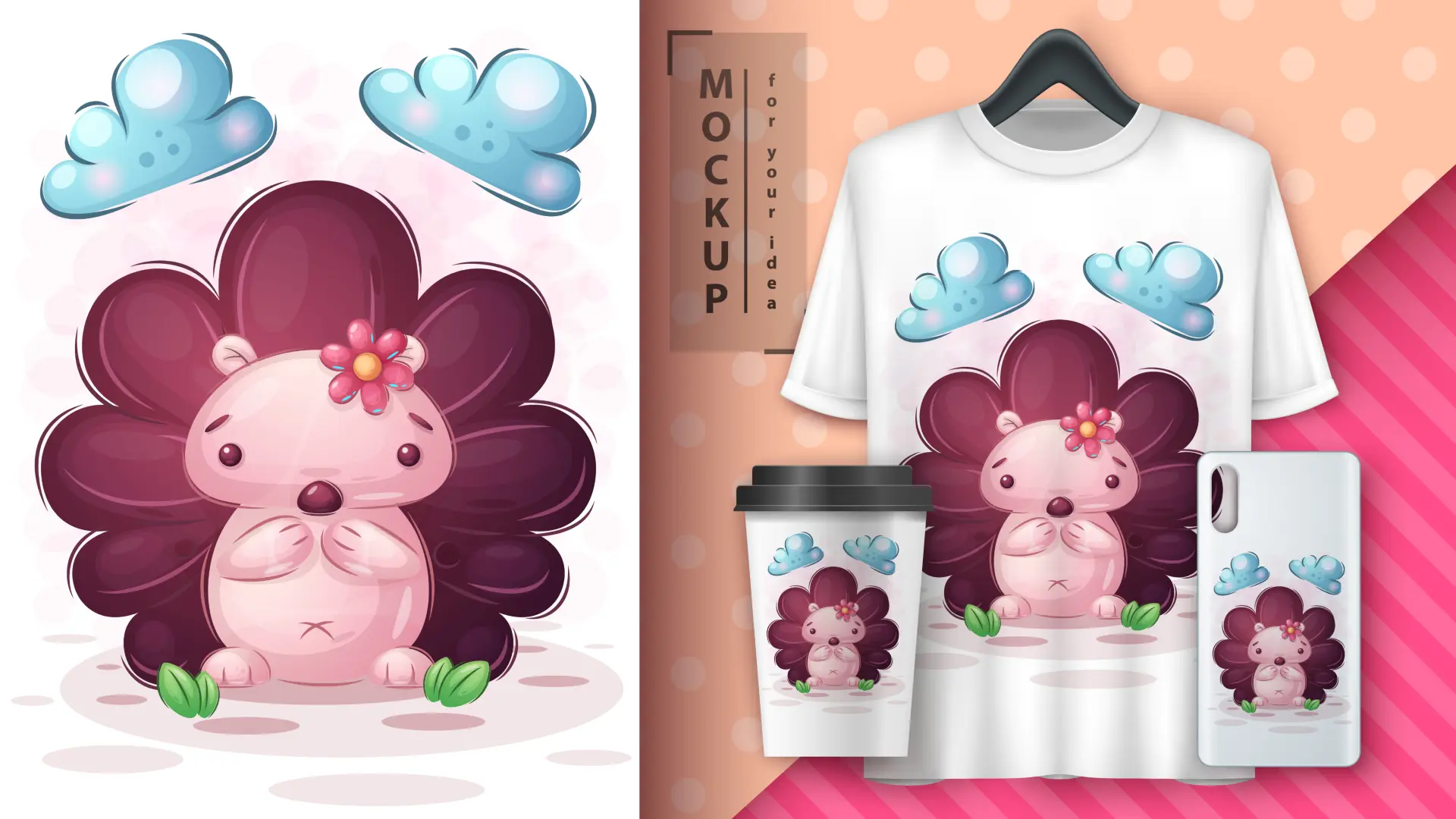 Print-on-Demand (Designs auf T-Shirts, Tassen usw.)