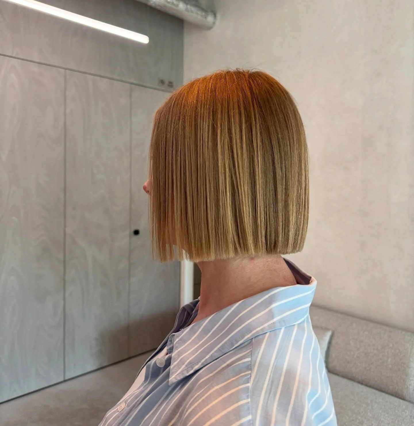 12. Kupfer-Präzisions-Blunt-Bob (Blunt-Cut-Bob)