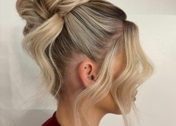 13 romantische Messy Bun-Frisuren für Bräute und Events