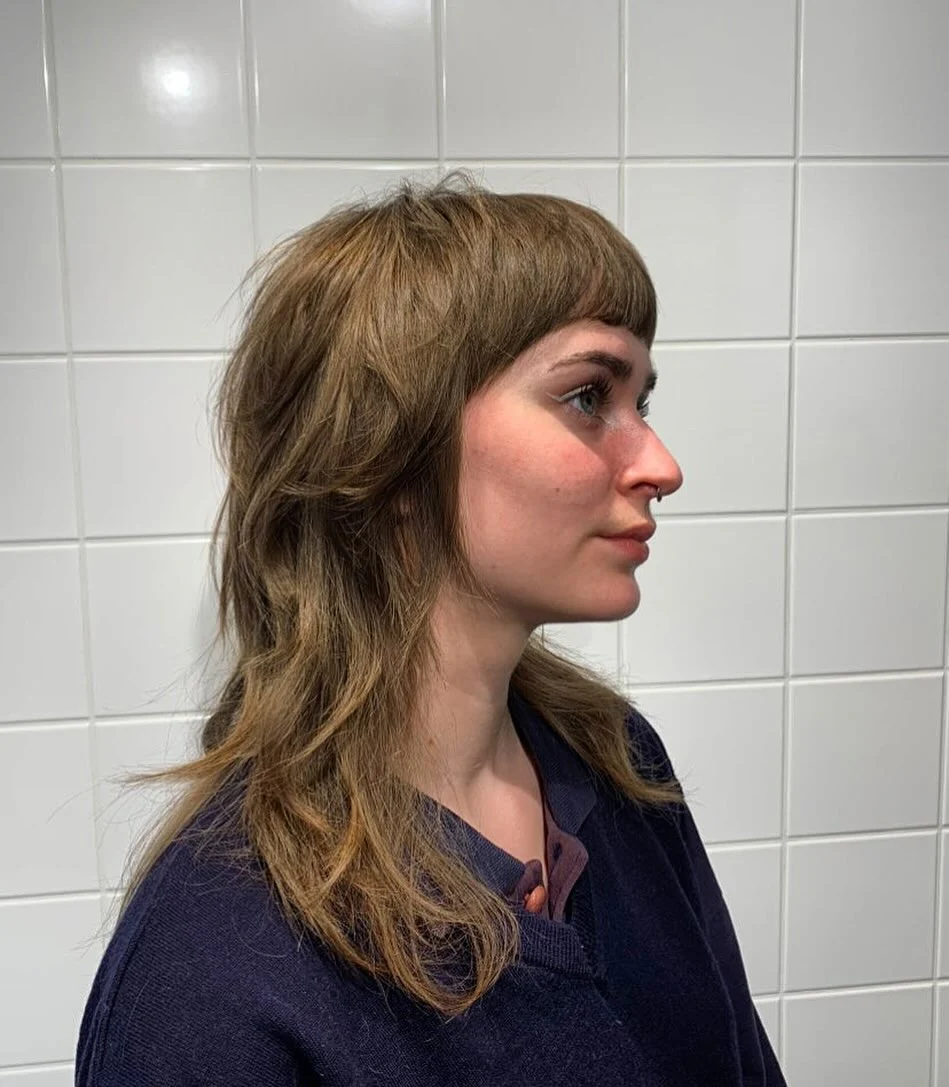 13. Ash Brown Modern Mullet Shag (mittellange, zottelige Haarschnitte)