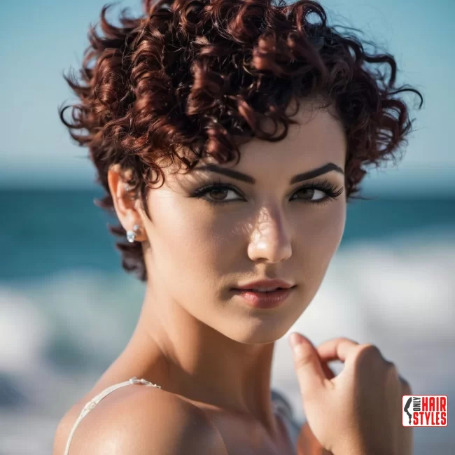 14. Der Pixie für lockiges Haar