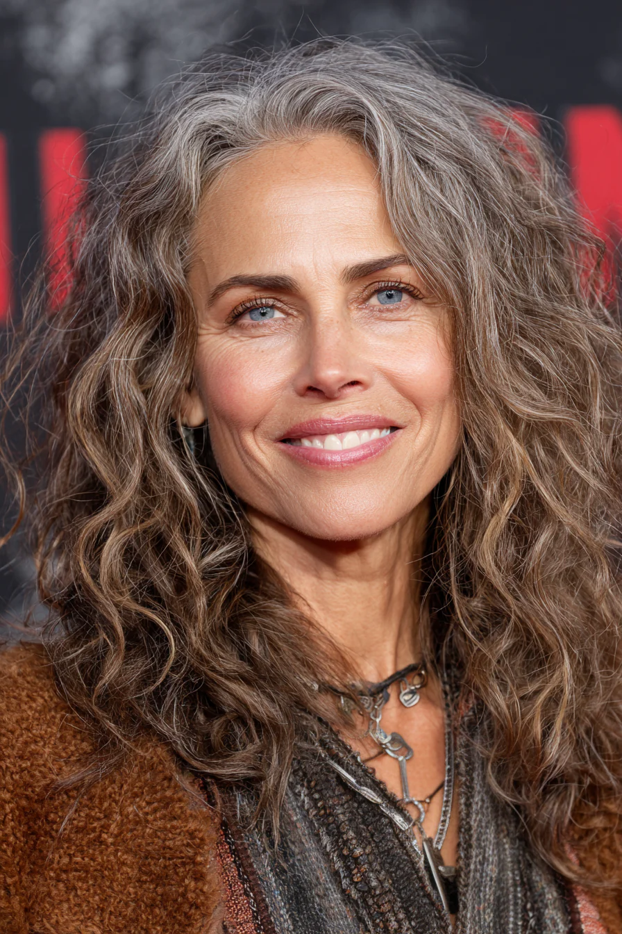 14. Neutralbrauner Shag mit inneren Schichten (Long Shag-Frisuren für Frauen über 50) – Long Shag-Frisuren für Frauen über 50