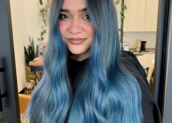 15 hellblaue Haarfarbe Trends zum Versuchen