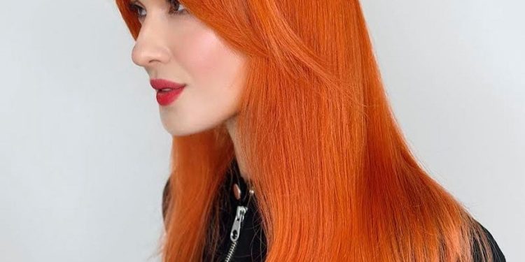 15 orangefarbene Haarfarbstile, die die Hitze bringen