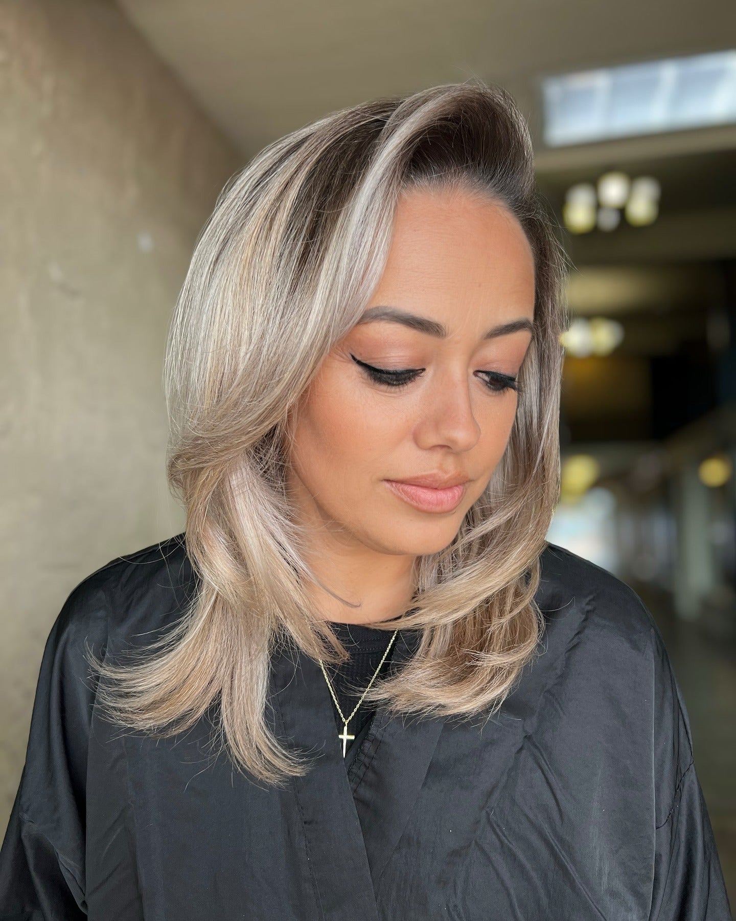 15. Champagner Rauch runden Schnitt (alte Geldhaare)