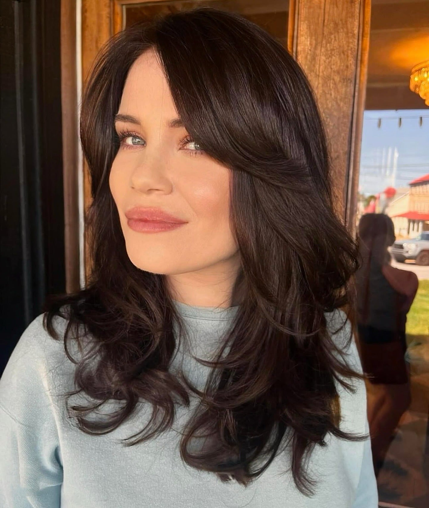 15. Dunkle Espressoschichten (brünette Haarfarbe)