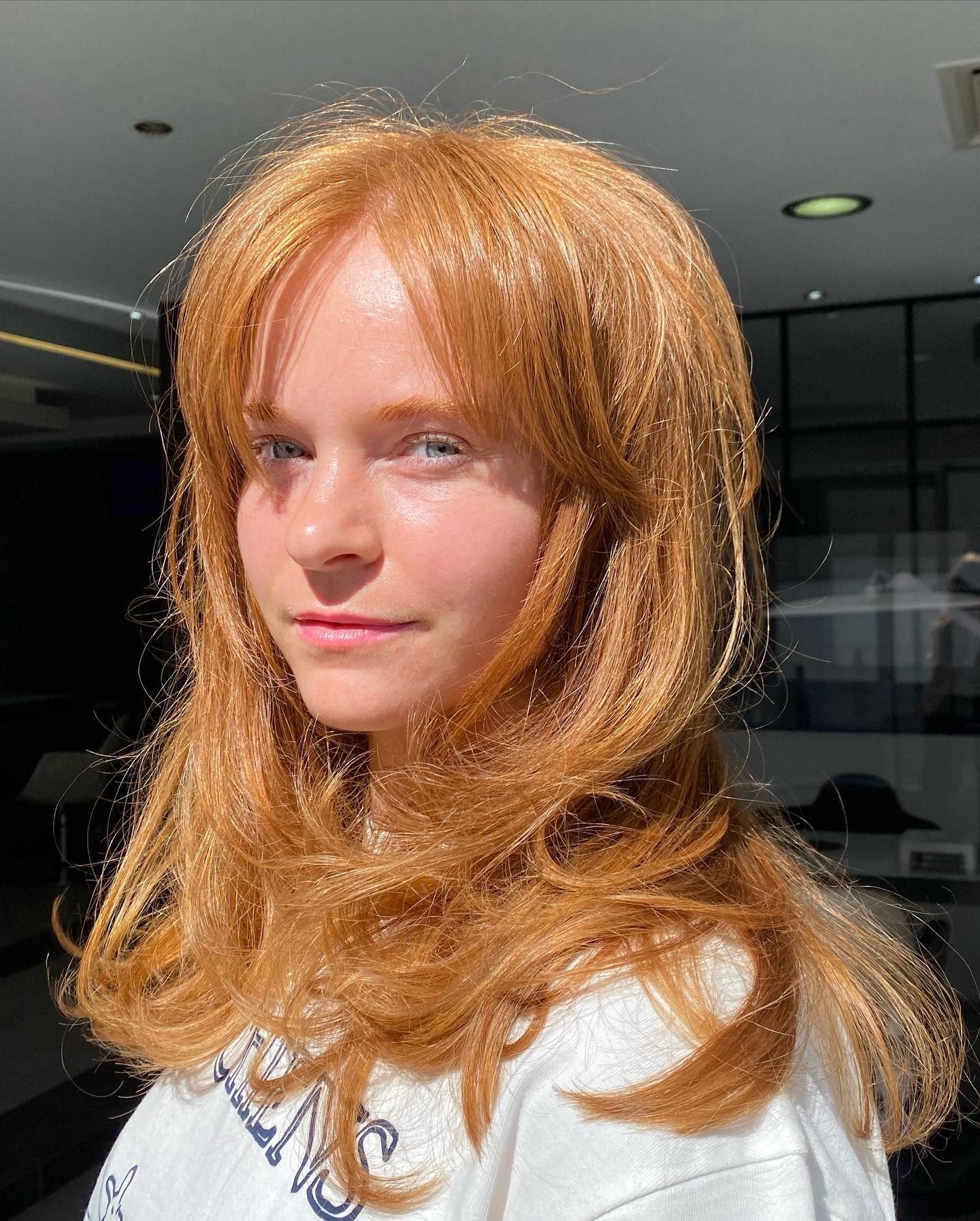 15. Golden Apricot Wolf Cut (Wolfshaarschnitt)