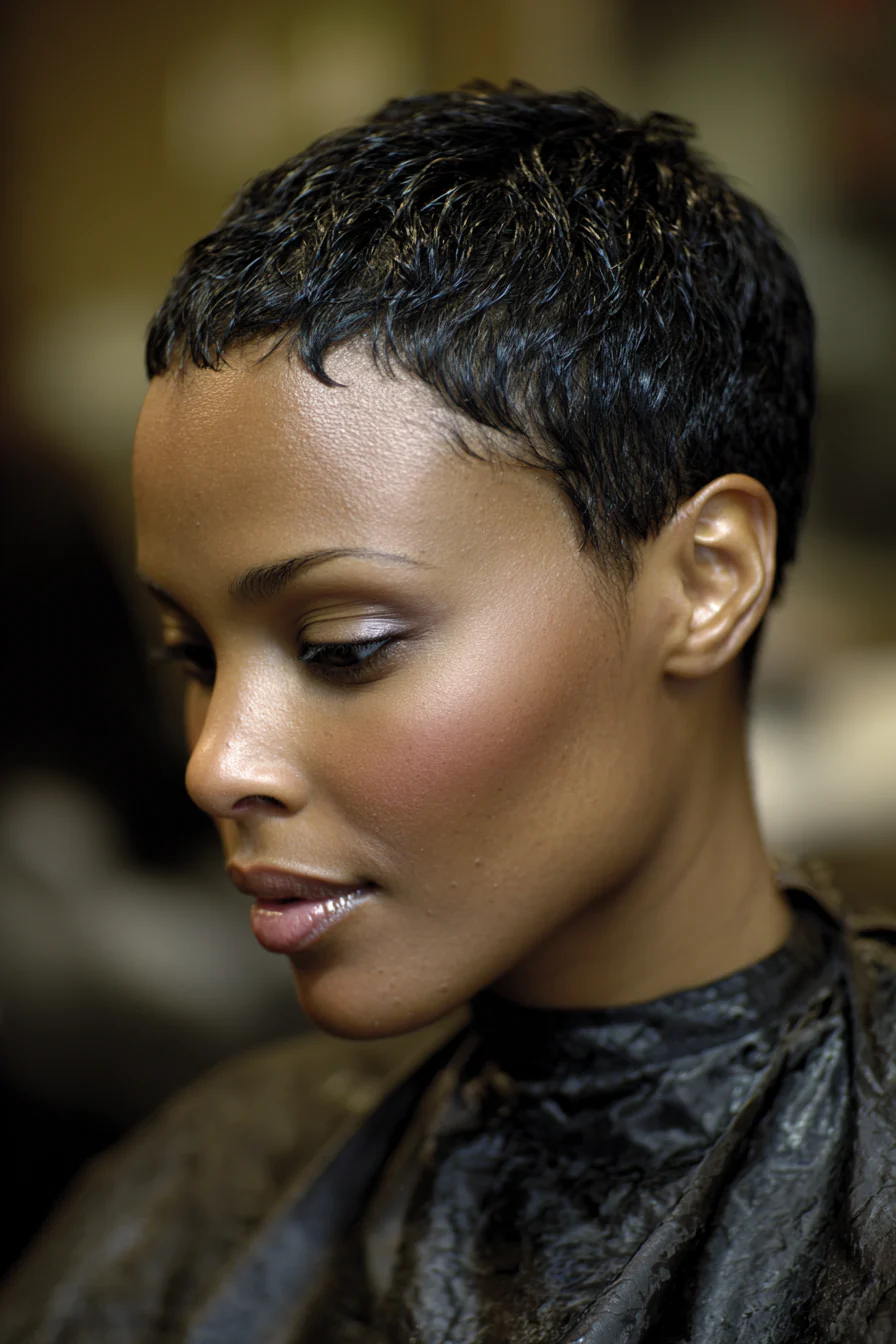 15. Pixie mit Mikro-Pony in natürlichem Schwarz (Pixie-Haarschnitte) – Pixie-Haarschnitte