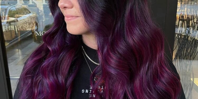 17 Pflaumen Haarfarbenziele, die Sie stehlen können