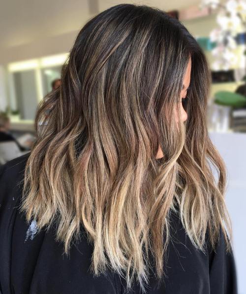 Ash Bronde Balayage Haare