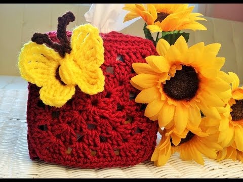 Häkeln Glamas Oma Square Tissue Box Halter HQDefault