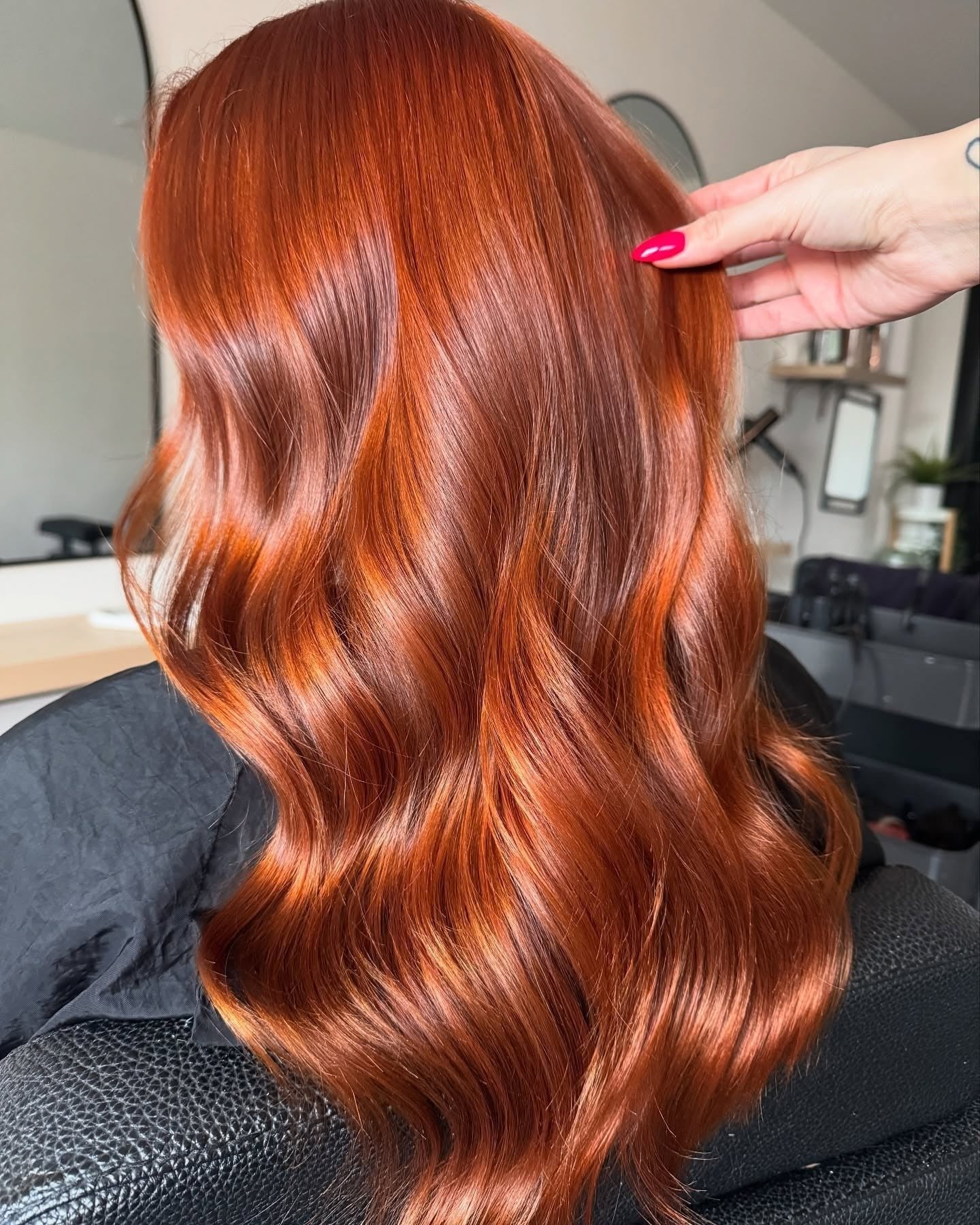 8. Kurzstrukturierter Bob in feuriger Ingwer (Ingwer Haarfarbe)