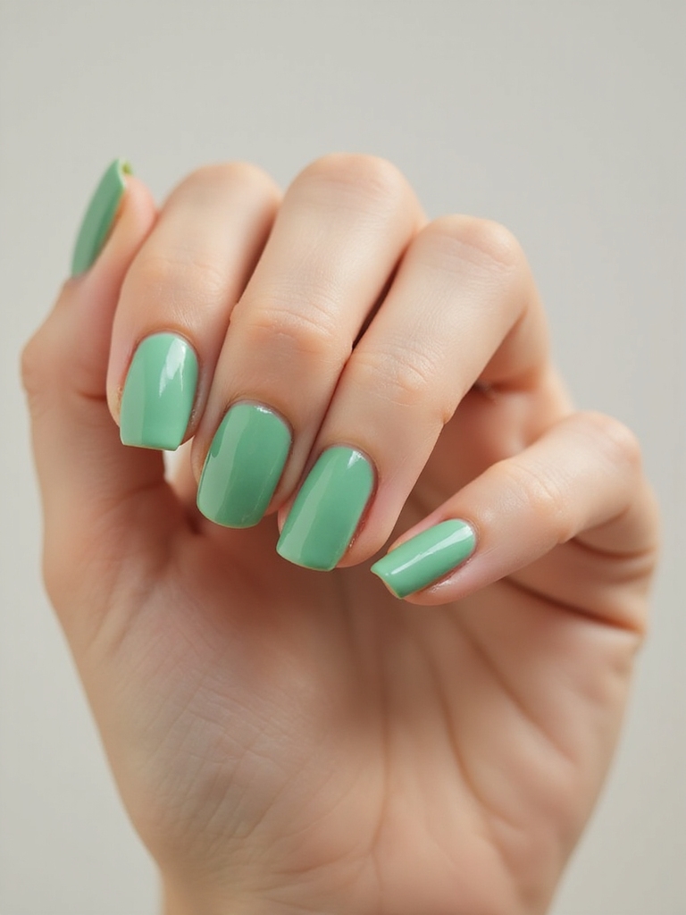 tief glänzender jägergrüner Schimmer