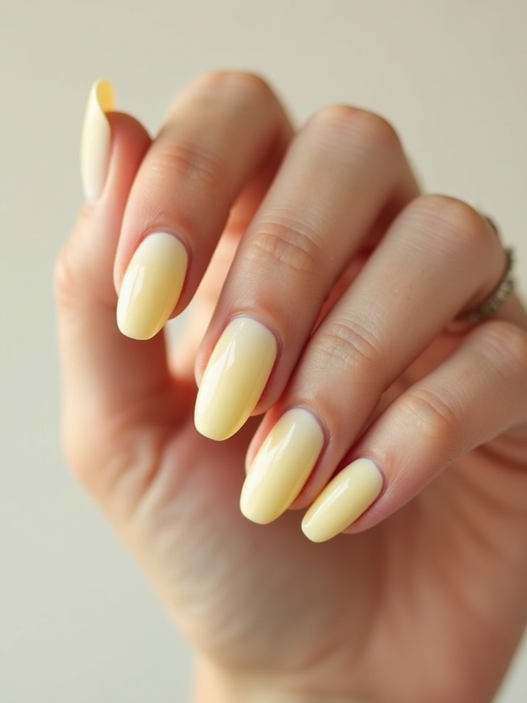 weiche gelbe französische Spitzen