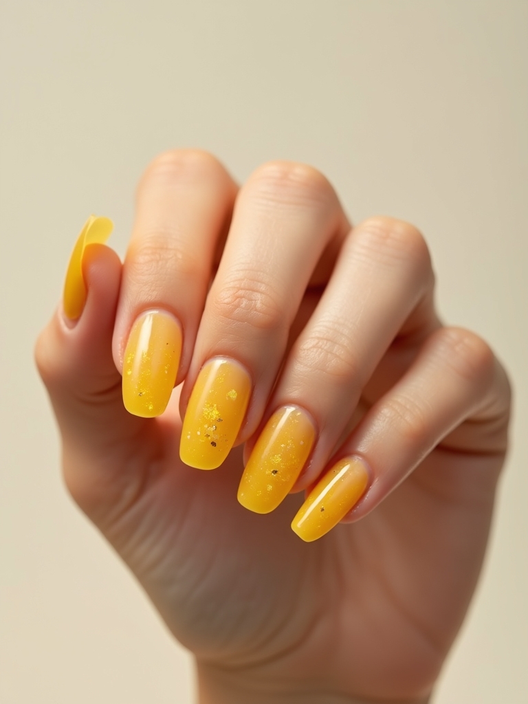 reiner goldener, schimmernder Glanz