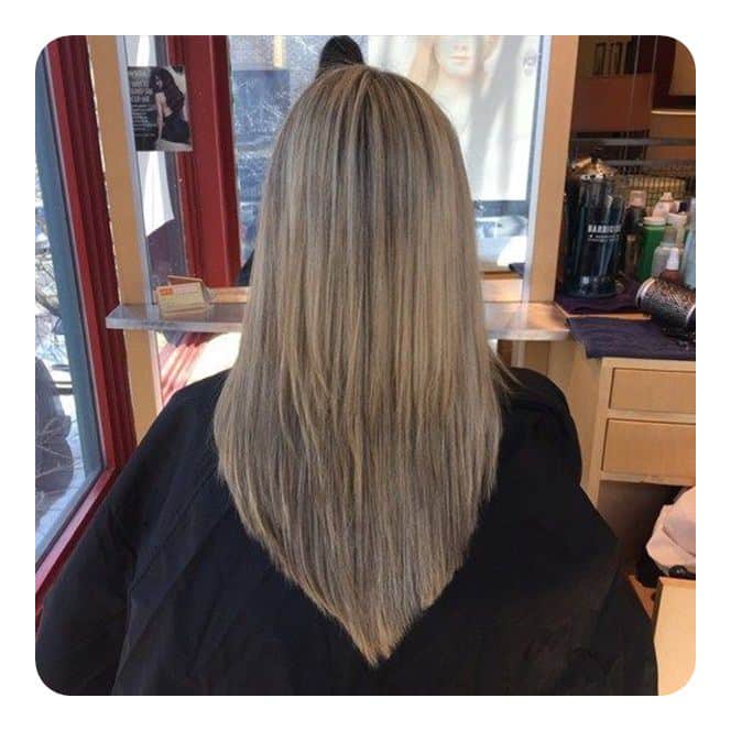 V-förmiger Haarschnitt und U-förmiger Haarschnitt – 57 wunderschöne Frisuren