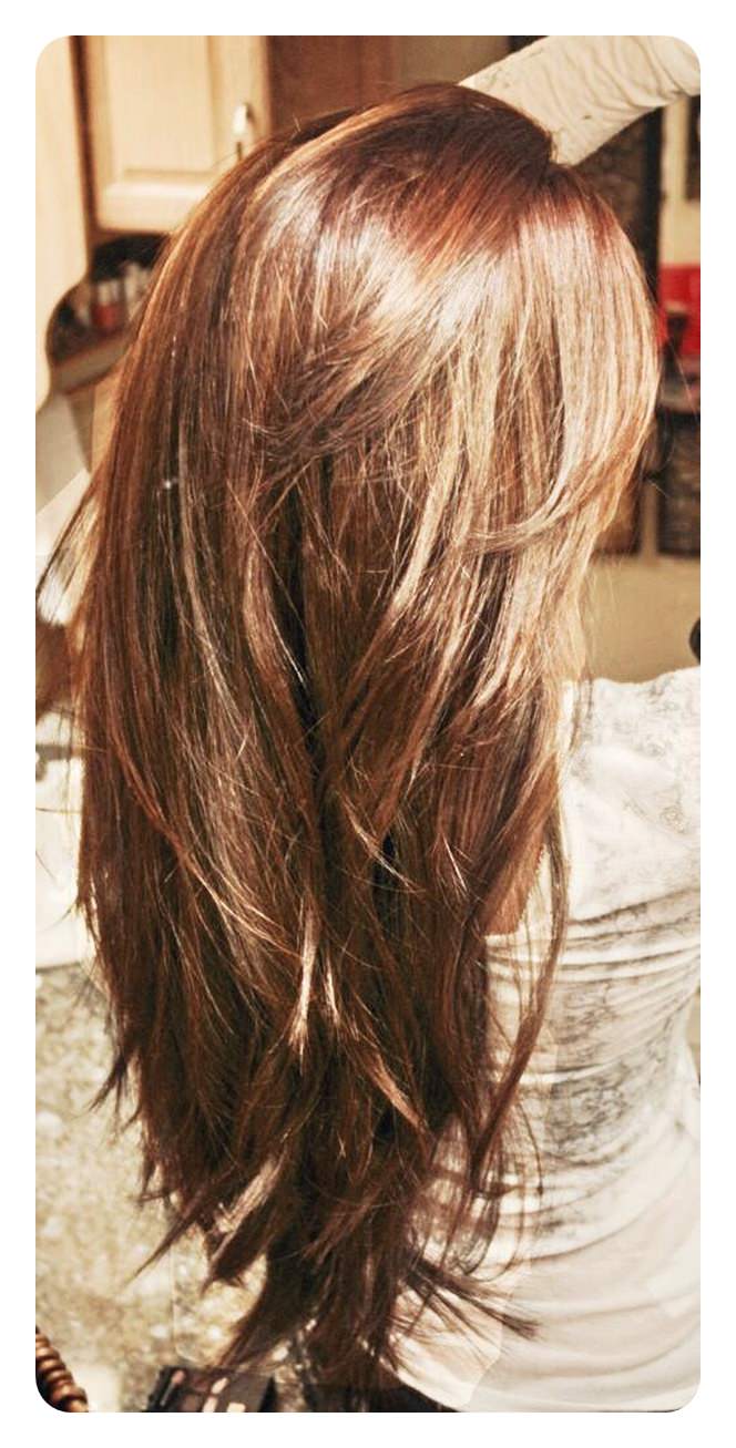 V-förmiger Haarschnitt und U-förmiger Haarschnitt – 57 wunderschöne Frisuren