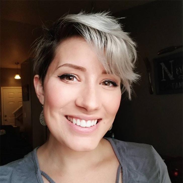 Unverbundener Pixie-Schnitt