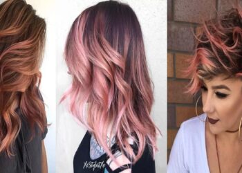 19 atemberaubende Beispiele für Roségold -Balayage