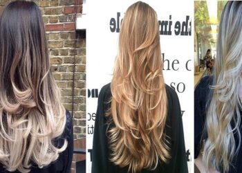 18 schöne lang geschichtete Haarschnitte