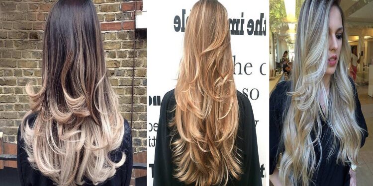 18 schöne lang geschichtete Haarschnitte