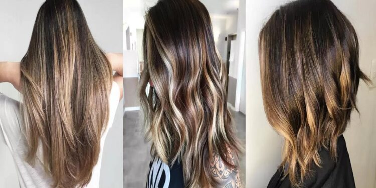 20 natürlich aussehende brünette Balayage-Ideen