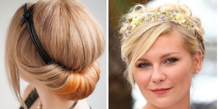 18 hübsche Hochsteckfrisur für kurze Haare