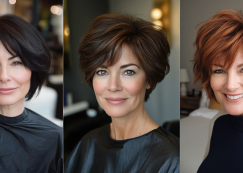 18 stilvolle lustige kurze Haarschnitte für Frauen über 50