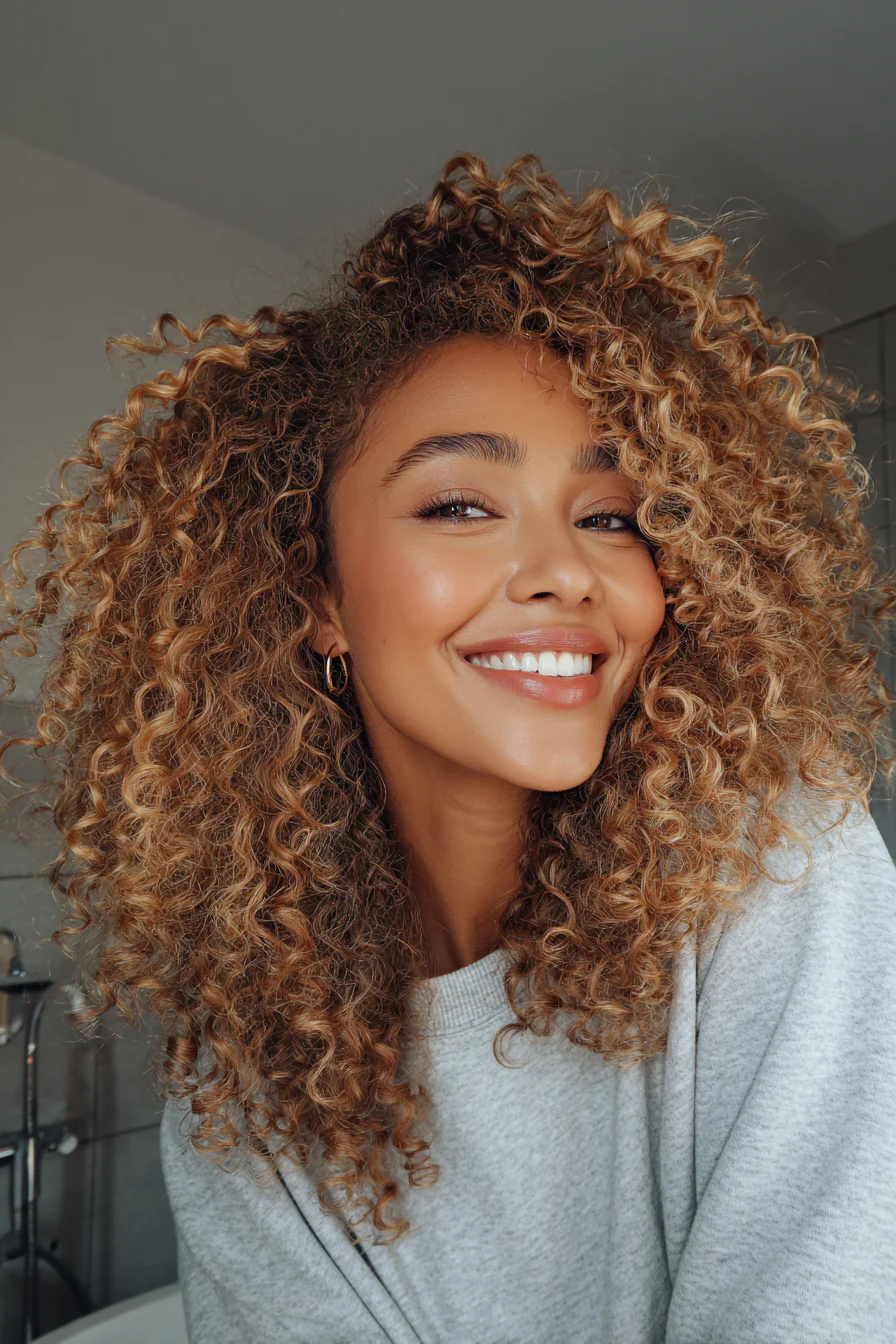 18. S-Curl Lob in dunklem Honigblond (lange Bob-Frisuren) – Lange Bob-Frisuren