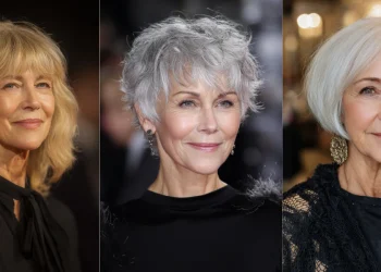 19 Must-See-Haarschnitte mit Federn für Frauen über 60