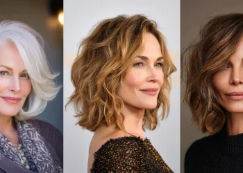 19 Must-See schulterlange Stufenhaarschnitte für Frauen über 50