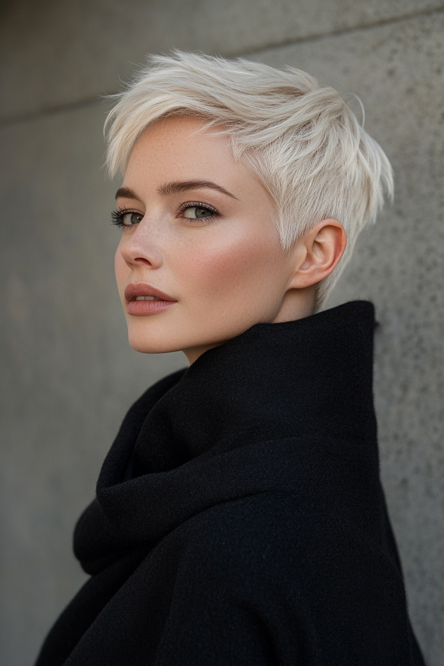 19. Platinblonde Unterkutte