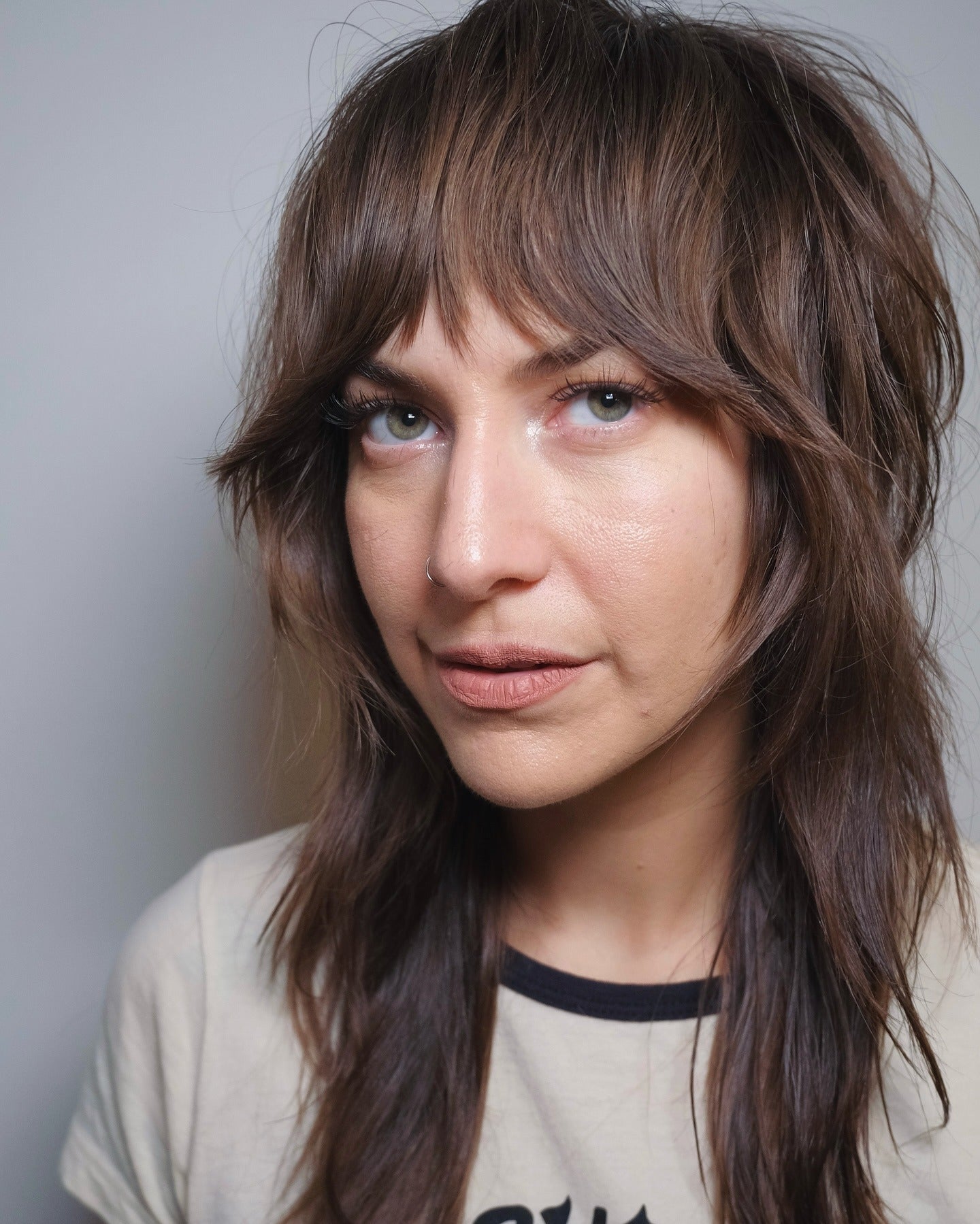 2. Schokoladenfindershack mit Vorhang Pony (mittelschichtter Shag)