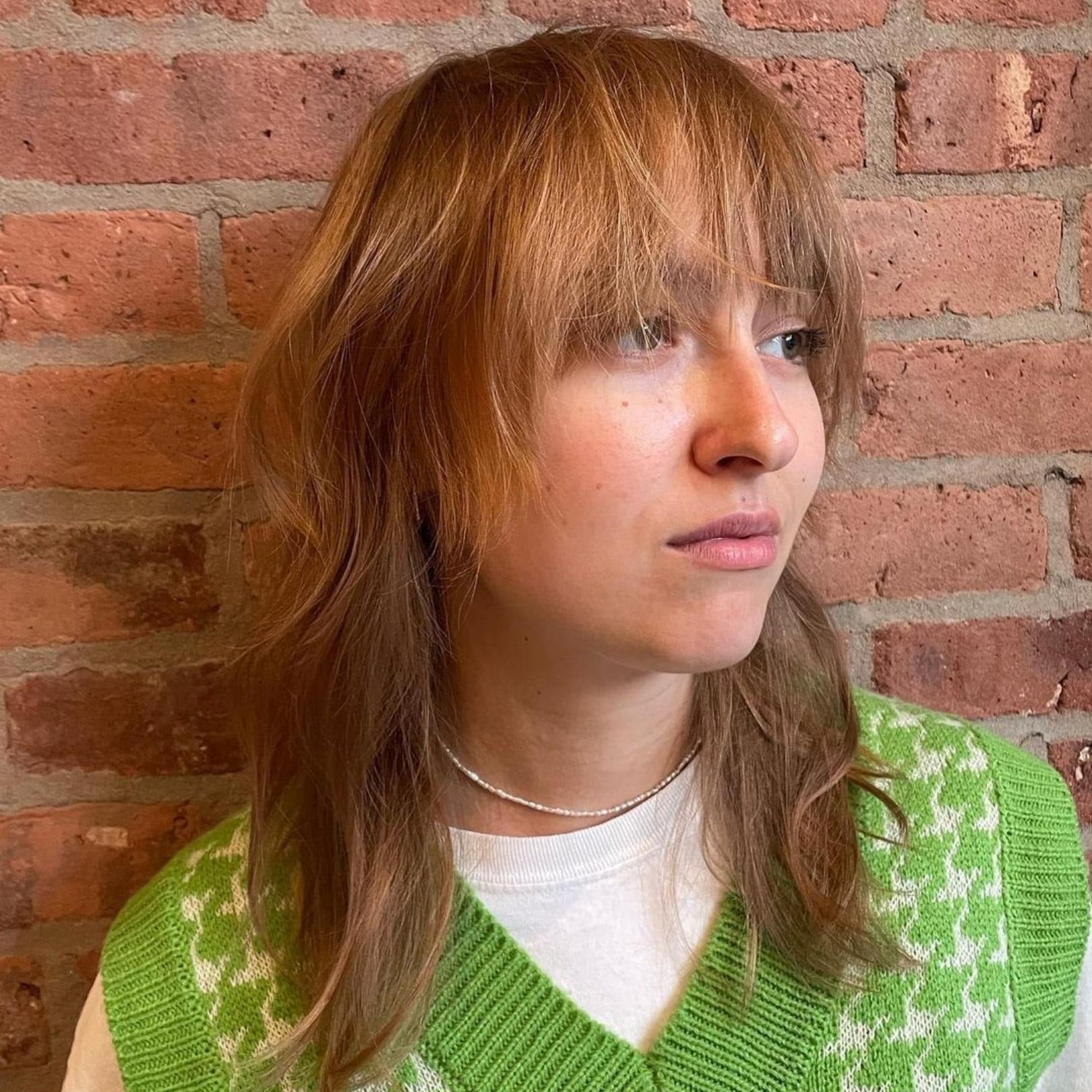 2. Shag -Schichten mit strukturierten Fransen (Bangfrisuren)