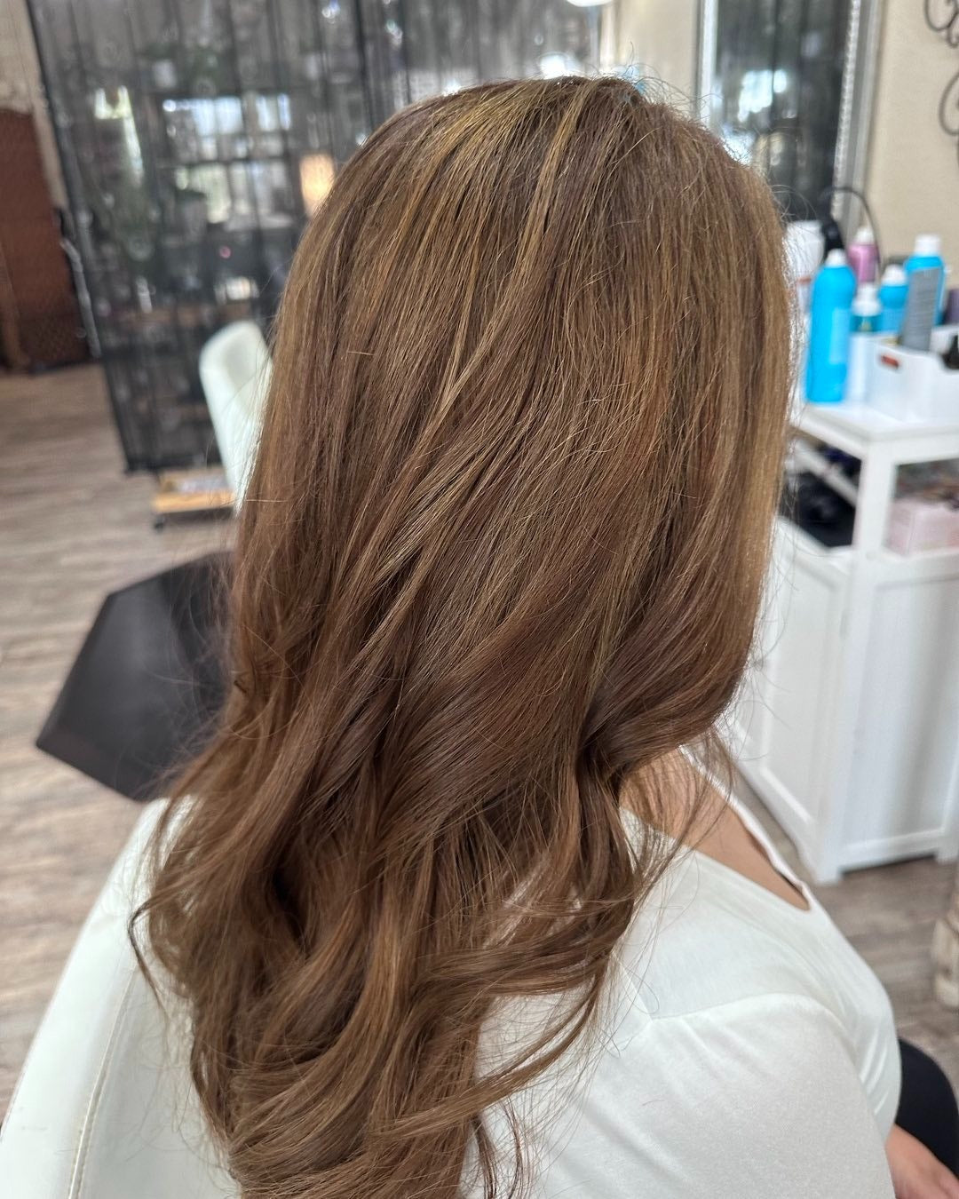 2. Sonnenlicht kastanienbraune Schichten (hellbraune Haarfarbe)