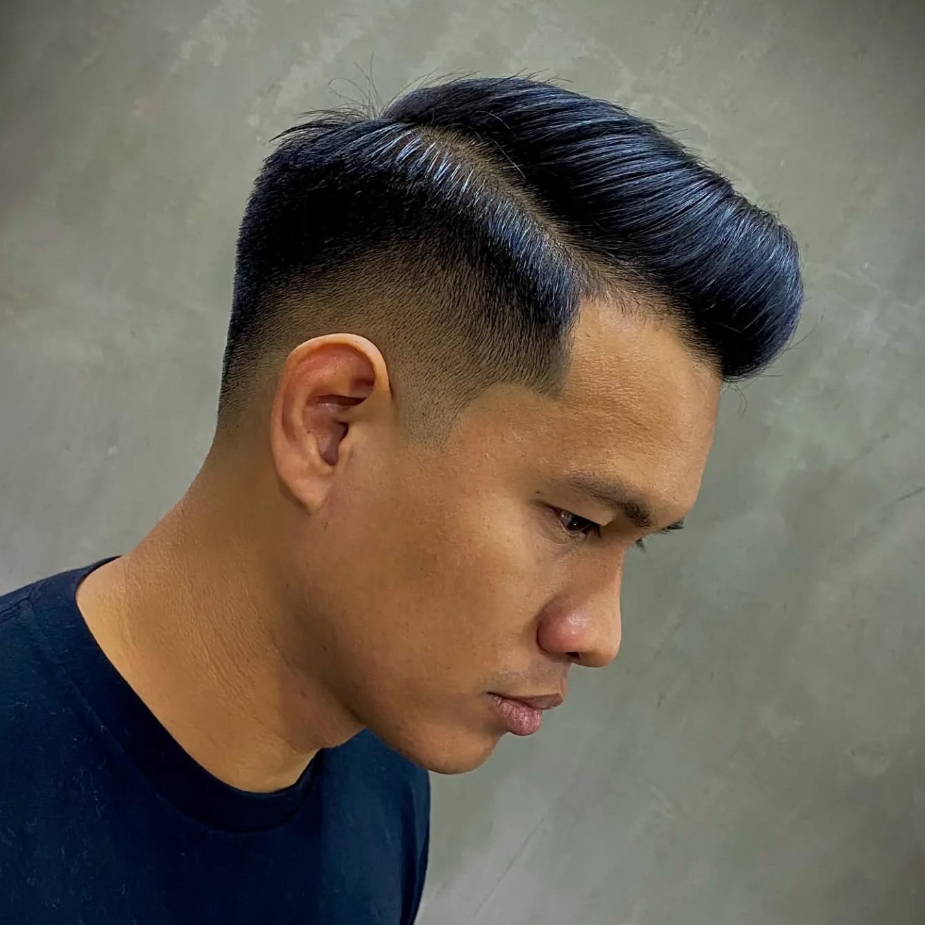 Asiatischer Kamm über Verblassen