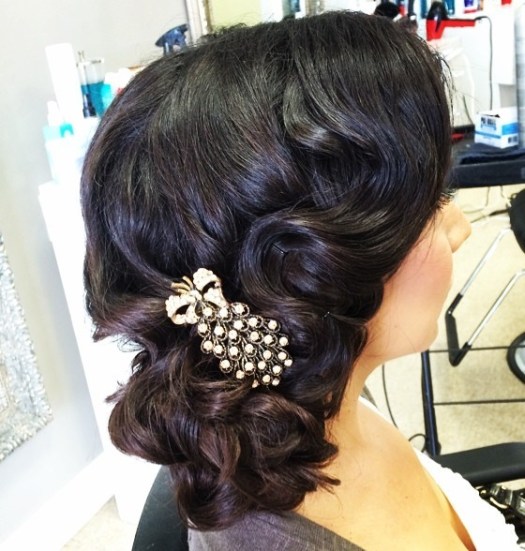 26 Hochzeitshaar Hochsteckfrisuren für elegante Bräute Seiten Hochzeit Hochsteckfrisur