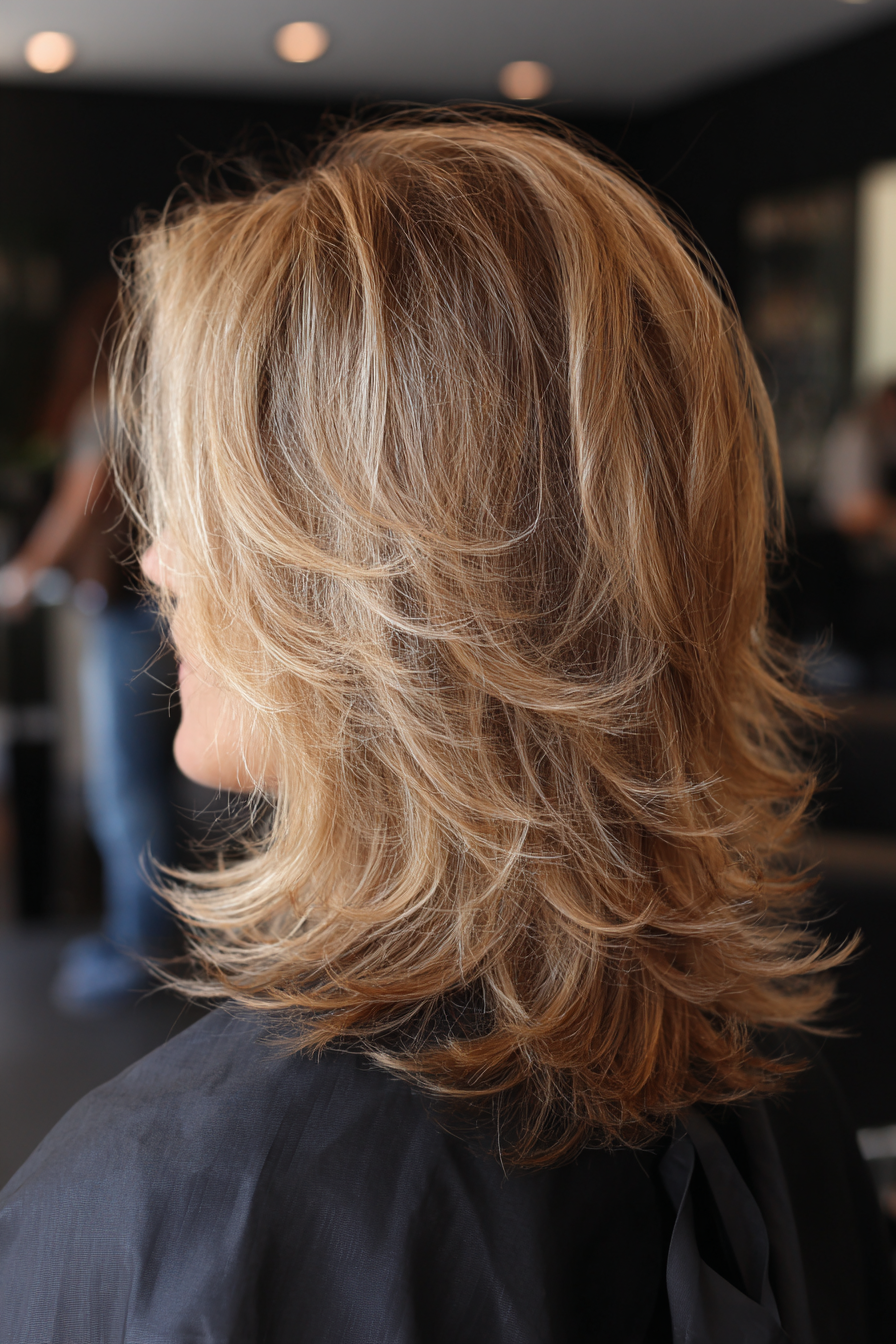 20. Dunkelblonde, rasiermesserscharfe Schichten (geschichtete, unordentliche Haarschnitte) – geschichtete, unordentliche Haarschnitte