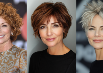 21 atemberaubende kurze stilvolle Frisuren für Frauen über 50