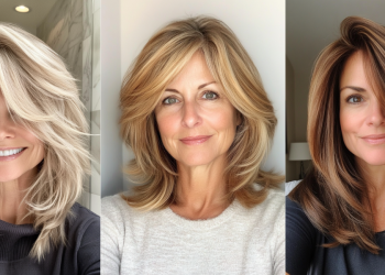 21 atemberaubende schulterlange geschichtete Haarschnitte für ältere Frauen