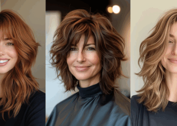 21 atemberaubende zottelige Haarschnitte für dickes Haar