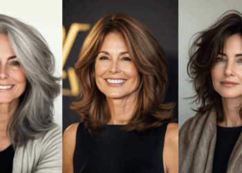 21 erfrischende Frisuren für Frauen über 60 mit dicken Haaren