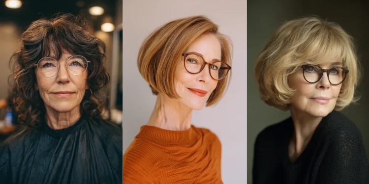 21 schicke Frisuren für ältere Frauen mit Brille